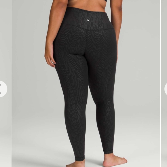 lululemon athletica Pants - NWT Lululemon Align  28" Aqueous Emboss Black